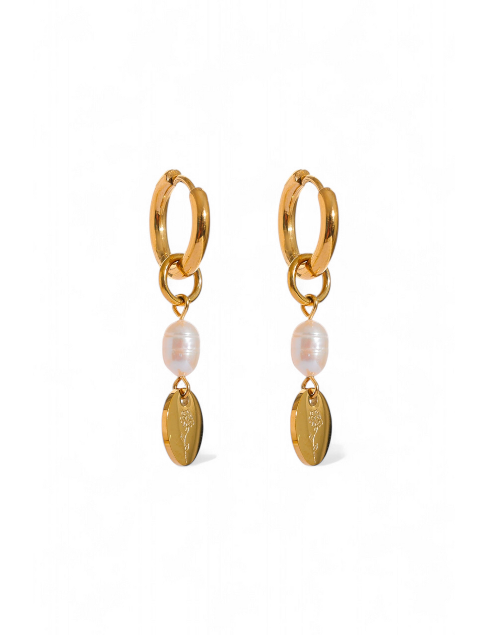 Flora Pearl Flower Drop Earrings