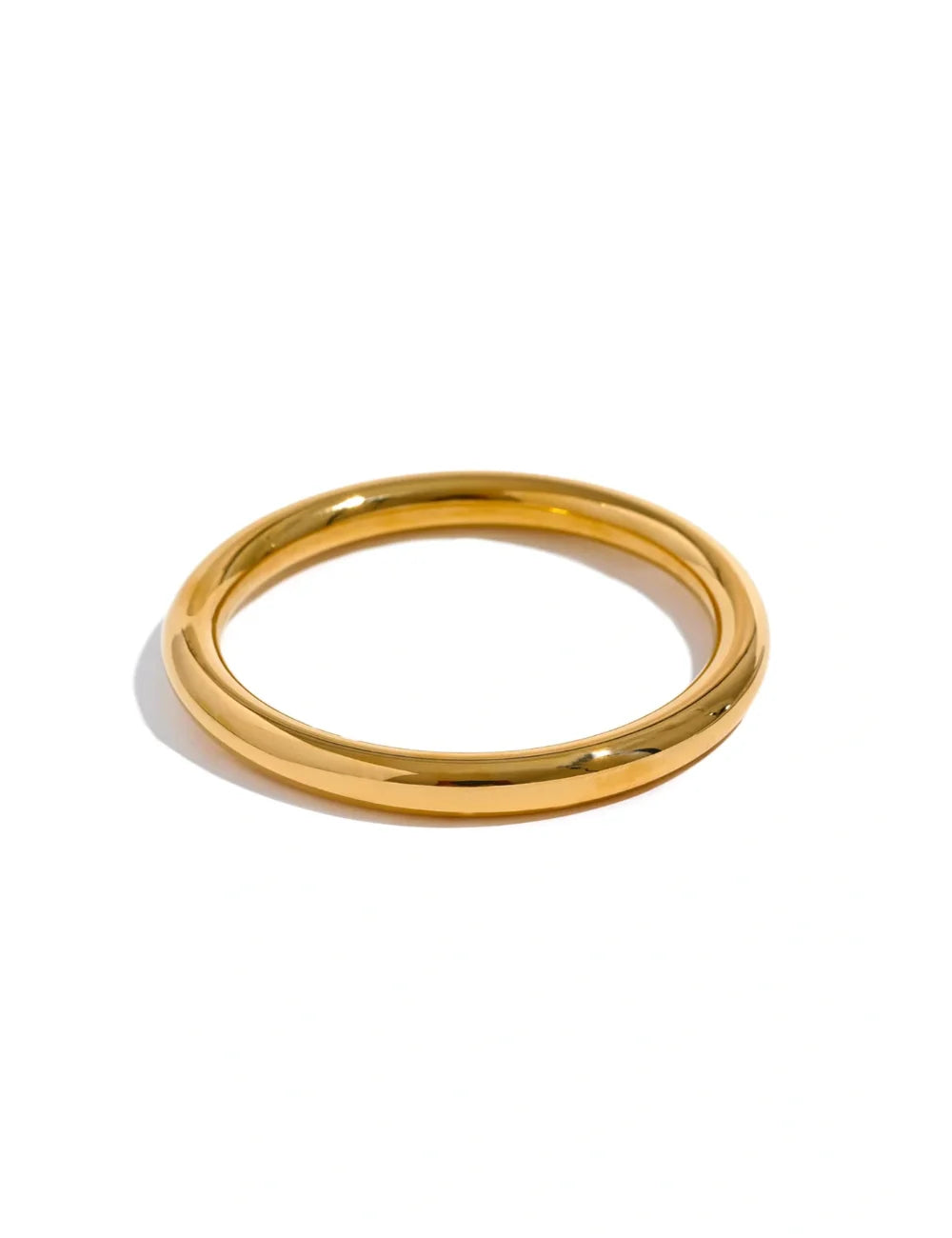 Polished Dome Bangle Bracelet