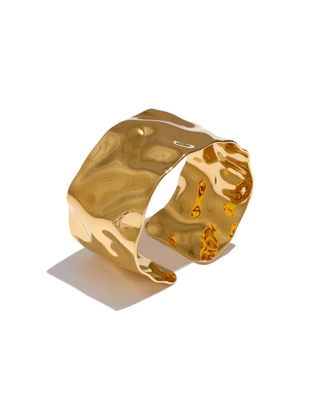 Sculpted Wide Cuff Bracelet
