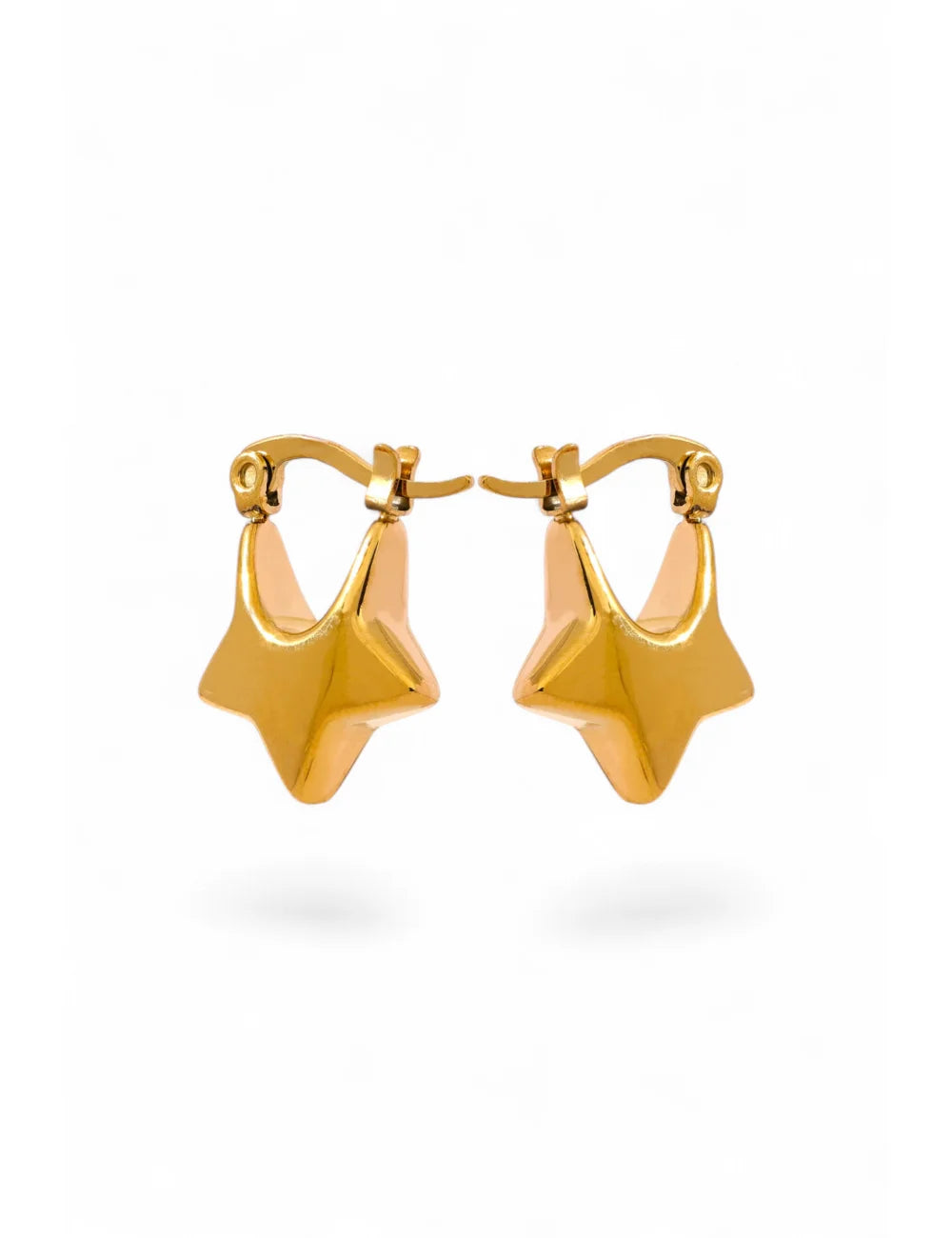 Nova Star Hoop Earrings