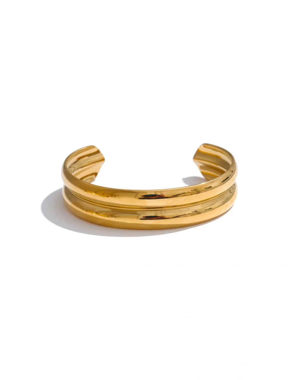 Dual Band Cuff Bracelet