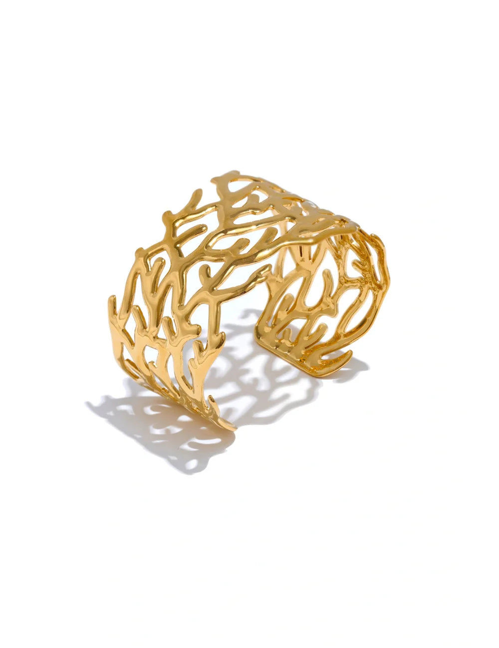 Openwork Twig Cuff Bracelet