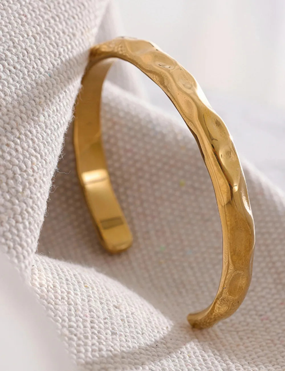 Artisan Hammered Cuff Bracelet