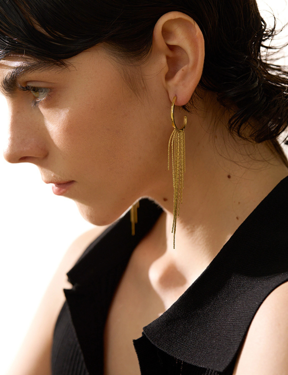 Tassel Chain Drop Earrings