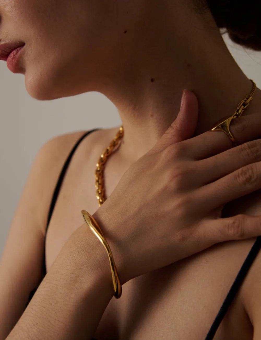 Organic Curve Cuff Bracelet