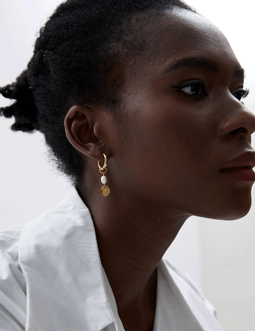 Flora Pearl Flower Drop Earrings