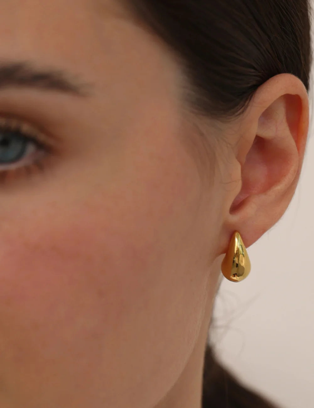 Polished Teardrop Earrings