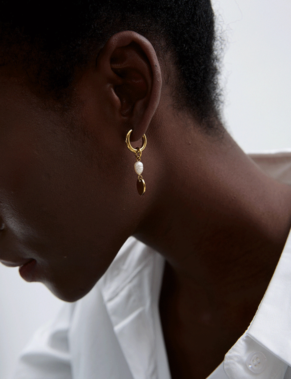 Flora Pearl Flower Drop Earrings