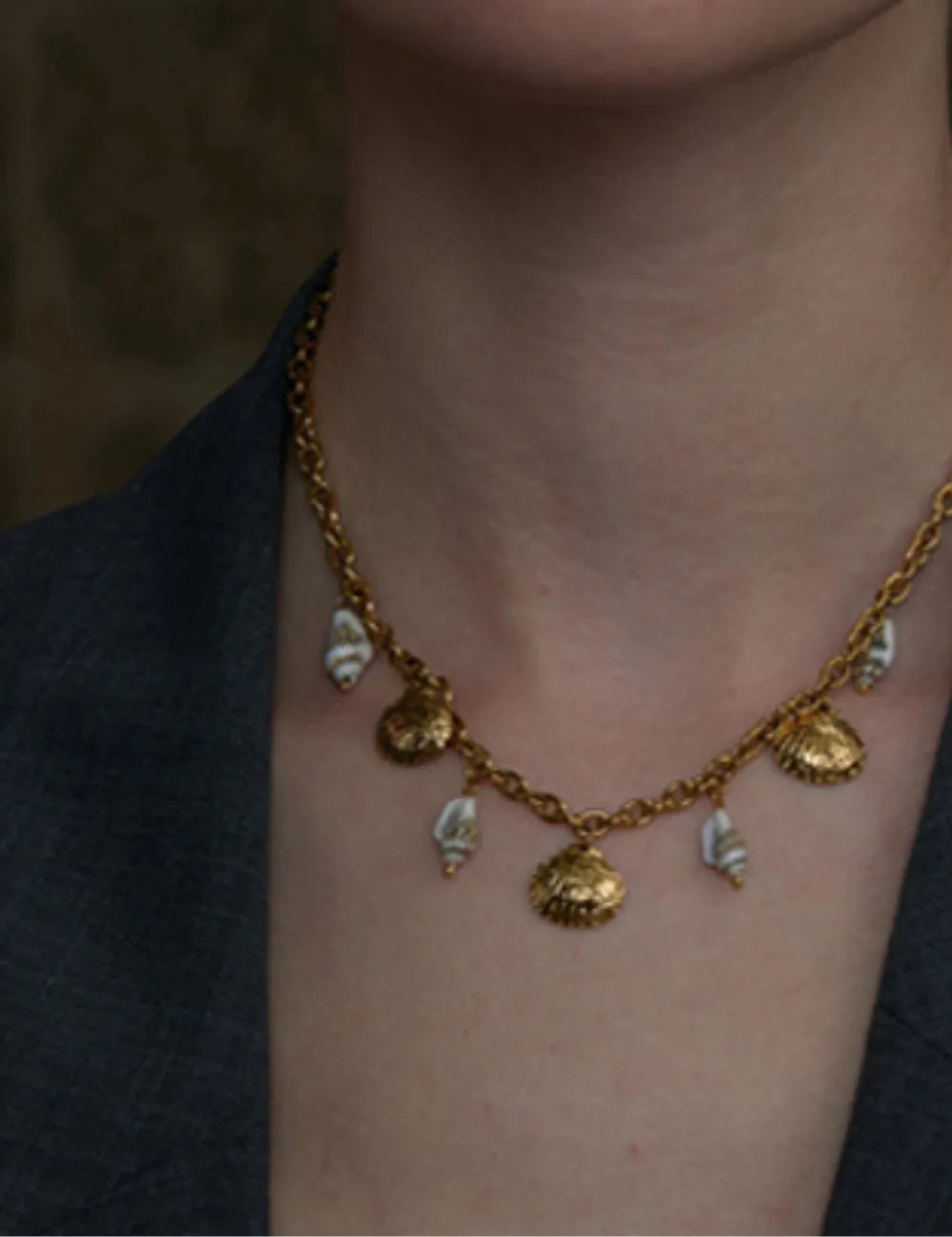 Shell Charm Necklace