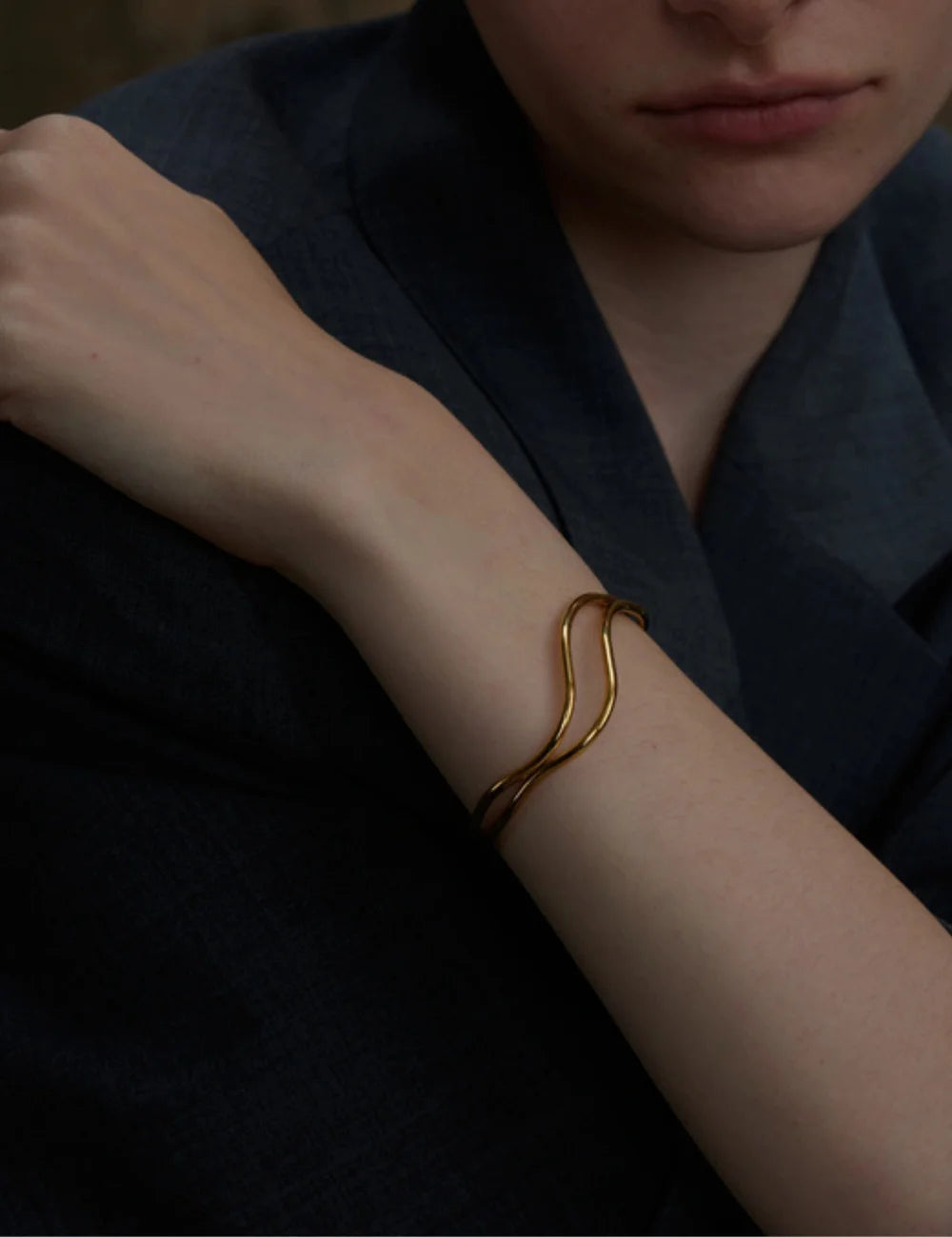 Waveform Double Cuff Bracelet