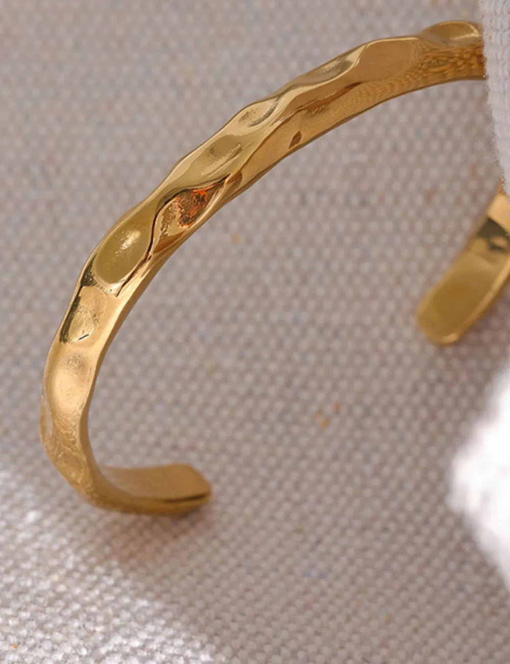 Artisan Hammered Cuff Bracelet