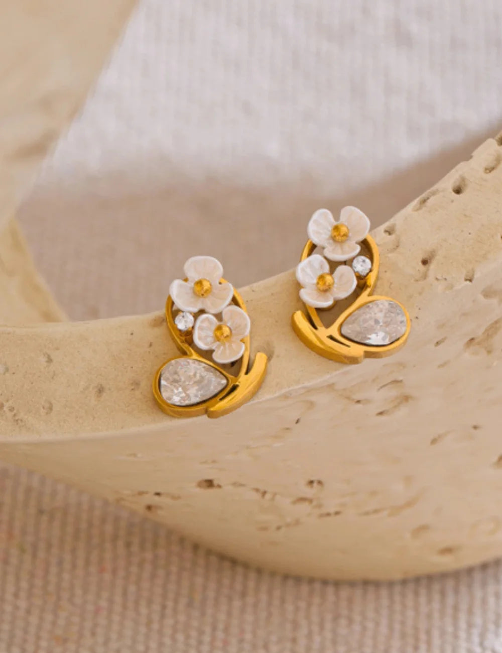 Ravello Bloom Stud Earrings