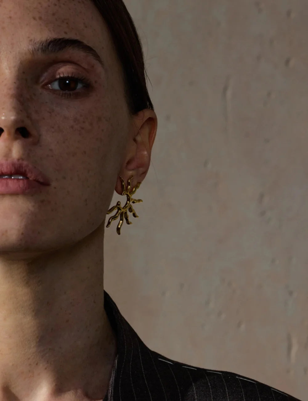 Sunburst Sculptural Stud Earrings