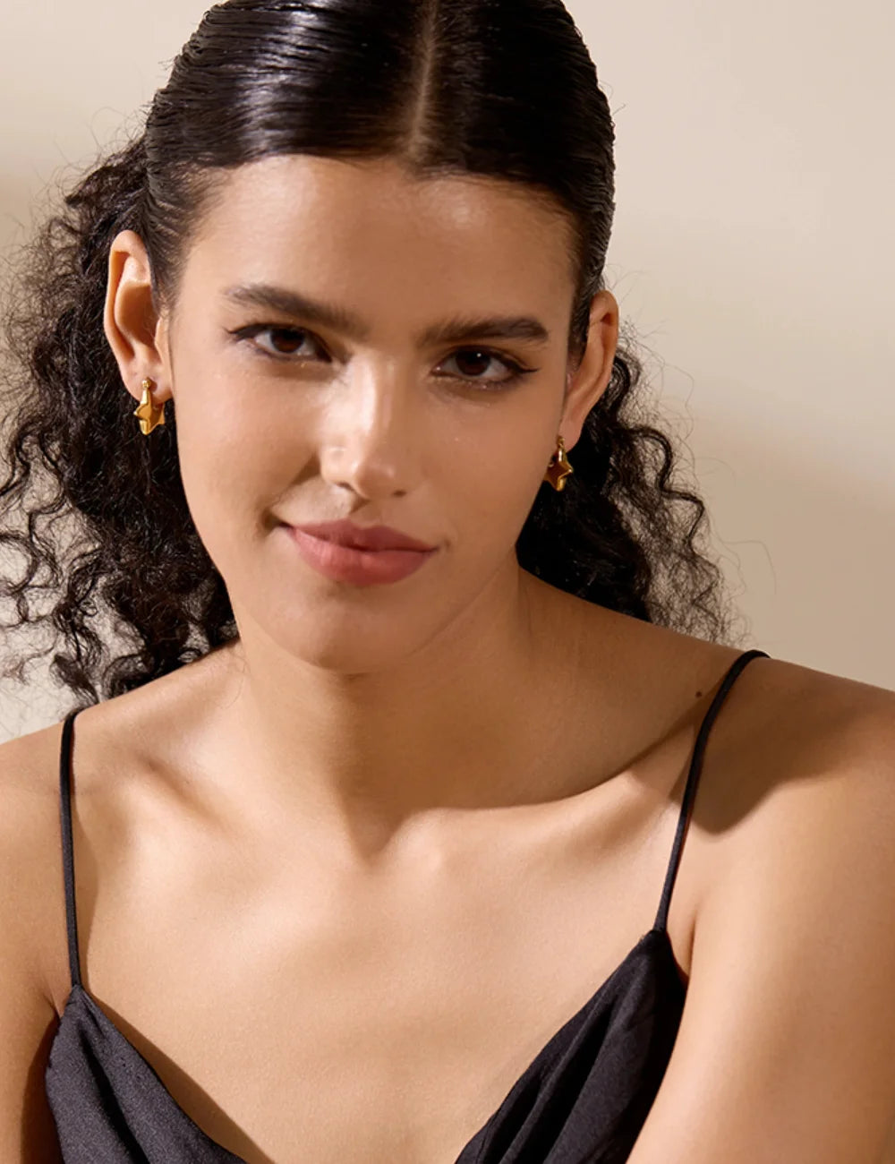 Nova Star Hoop Earrings
